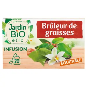 Jardin Bio Infusion brûleur de graisses arôme vanille x20 - 30g