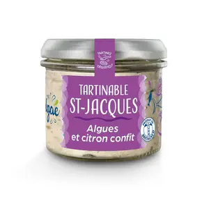 Algae Tartinable de Saint Jacques Algues et citron confit 90g