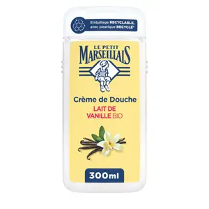 Le Petit Marseillais Crème de douche extra doux Lait de vanille Bio 300ml