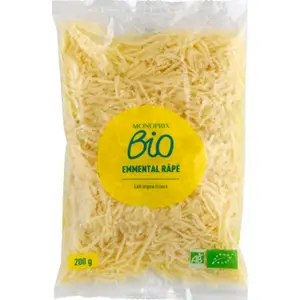 Monoprix Bio Emmental Râpé 200g
