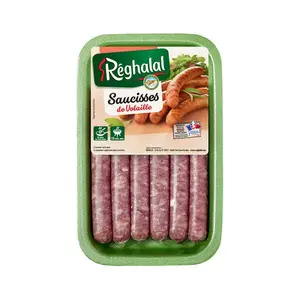 Réghalal Saucisses De Volaille Halal 300 g