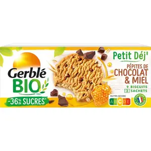 Gerblé Bio Biscuit Petit Dej chocolat 132g