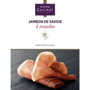 Monoprix Gourmet Jambon De Savoie Affiné 10 Mois Minimum 80g