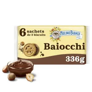 Mulino Bianco Biscuits Baiocchi 336g