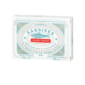 Albert Ménès Sardines À L'Huile D'Olive bio Vierge Extra 115g