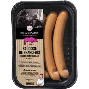 Thierry Schweitzer Saucisse Francfort 240g