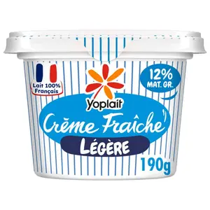 Yoplait Crème fraiche épaisse légère 12% pot 190g