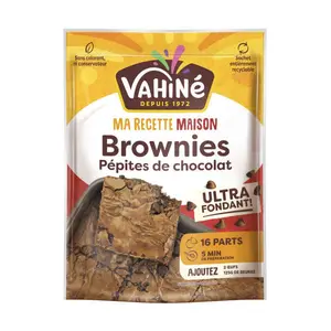 Vahiné Brownies pépites de chocolat ultra fondant ! 310g