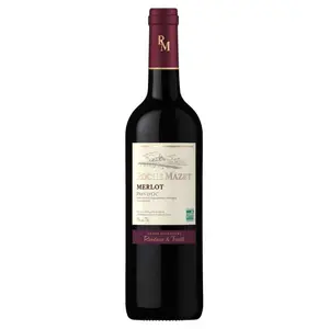 Vin Rouge I G P Pays D Oc Merlot Roche Mazet