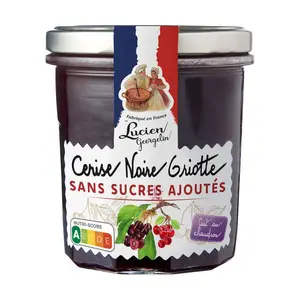 Lucien Georgelin Confiture Cerise Noire Griotte Sans Sucres ajoutés 320g