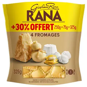 Rana Pâtes fraiches Ravioli 4 Fromages 325g