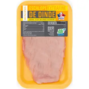Monoprix Escalope Extrafine De Dinde x2 260g