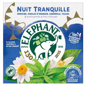 Elephant Infusion Nuit tranquille 20 sachets