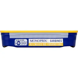 Monoprix Sardines à l'huile de tournesol 87g