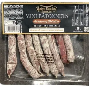 Les Roches Blanches mini bâtonnet Noisettes 100g