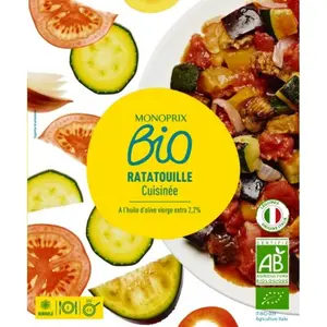 Monoprix Bio Ratatouille Cuisinée 600g