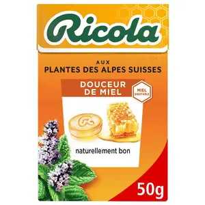 Ricola Aux Plantes Des Alpes Suisses Douceur De Miel 50g