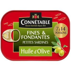 Connétable Petites Sardines à l'Huile d'Olive 106g