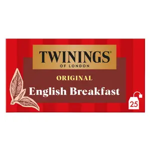 Twinings Thé Original English Breakfast 25 Sachets 40g