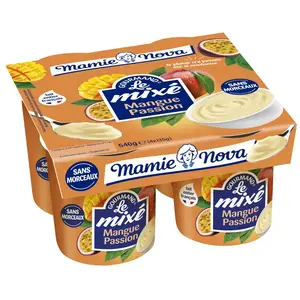 Mamie Nova Le mixé mangue-passion 4x135g