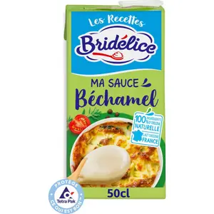 Bridélice Sauce Béchamel UHT Brique 50cl