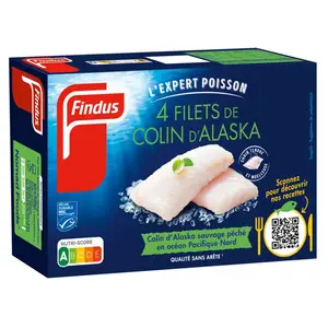 Findus Filets de Colin d'Alaska 400g