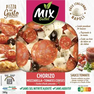 Mix Pizza Gusto au Chorizo Doux 380g