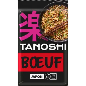 Tien Shan Nouilles De Blé Instantanées Asiatiques Saveur Bœuf 85g