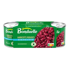 Bonduelle Haricots Rouges Jus Nature 3x125g