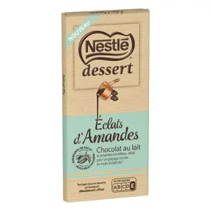 Nestlé Dessert lait éclats d'amandes 170g