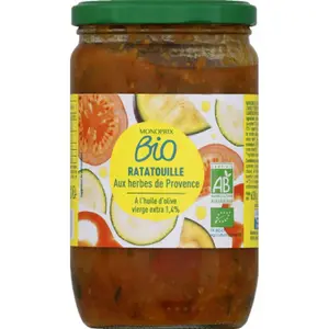 Monoprix Bio Ratatouille Aux Herbes de Provence 630g