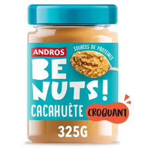Andros Beurre De Cacahuète Croquant 325g