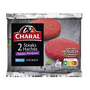 Charal Steak haché 5% de Mg 2x80g
