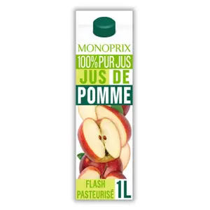 Monoprix Pur Jus De Pomme Pressé 1L