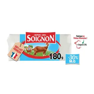 Soignon La Bûche De Chèvre Légère -30% 180g