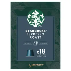 Starbucks Café Capsules Espresso Roast Intensité 11 x18