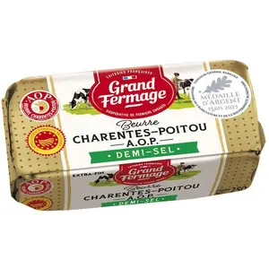Grand Fermage Beurre Moulé AOP Charentes-Poitou Demi-sel 250g