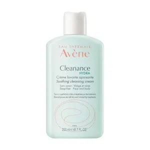 [Para] Eau Thermale Avène - Cleanance - HYDRA Crème lavante apaisante - peaux desséchées et irritées par traitements 200ml