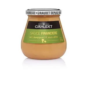 Giraudet Sauce Financière aux Champignons & Olives Vertes 250g