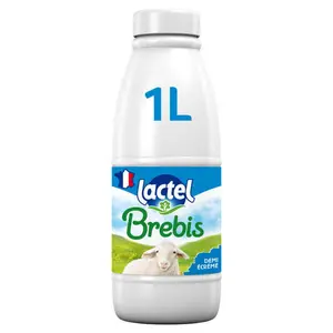 Lactel Lait De Brebis Demi-Écrémé Uht 1L
