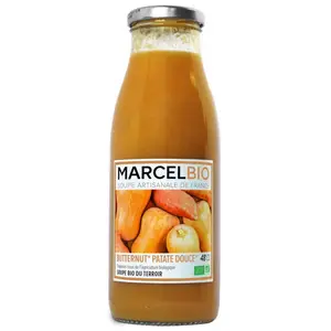 Marcel Bio Soupe de Butternut & Patate douce Bio 48cl