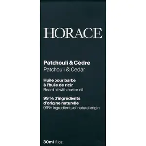 Horace Huile Pour Barbe Patchouli & Cèdre 30ml