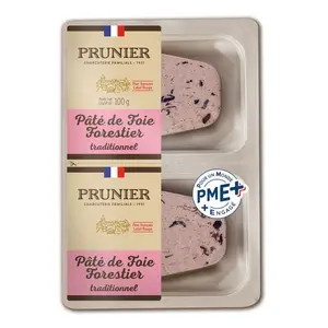 Prunier Pâté de Foie Forestier traditionnel 2x50g