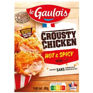 Le gaulois Crousty Chicken Hot & Spicy 400g