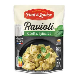 Paul & Louise Ravioli Ricotta épinard 300g