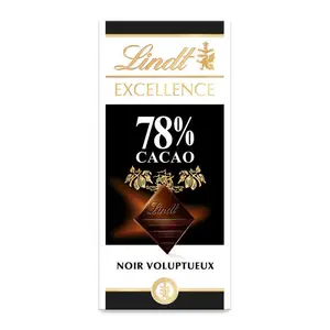 Lindt Excellence Tablette Chocolat Noir 78% 100g