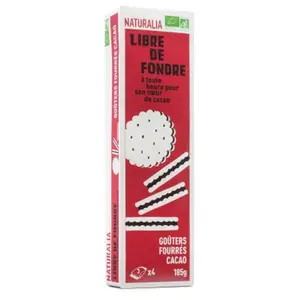 Naturalia Goûters Fourrés Cacao Bio 185g