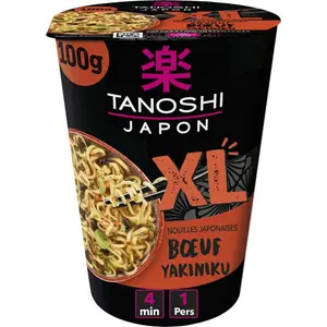 Tanoshi Cup Nouilles bœuf yakiniku 100g