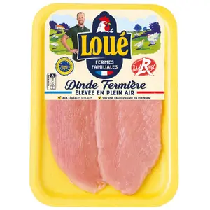 Loué Escalope De Dinde Fine x2 250g