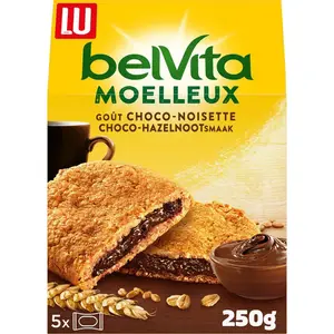 Lu Belvita Petit Déjeuner Biscuits Moelleux Choco Noisette 250g